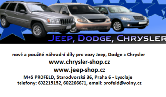 Vůz na ND Chrysler - Jeep - Dodge 0